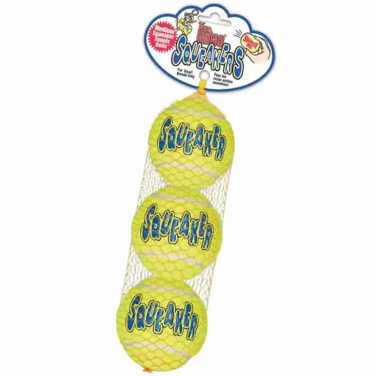 Kong Koiran Pallot Ja Heittolelut|Koiran Pallot*Airdog Squeaker Tennis Ball, 3 kpl