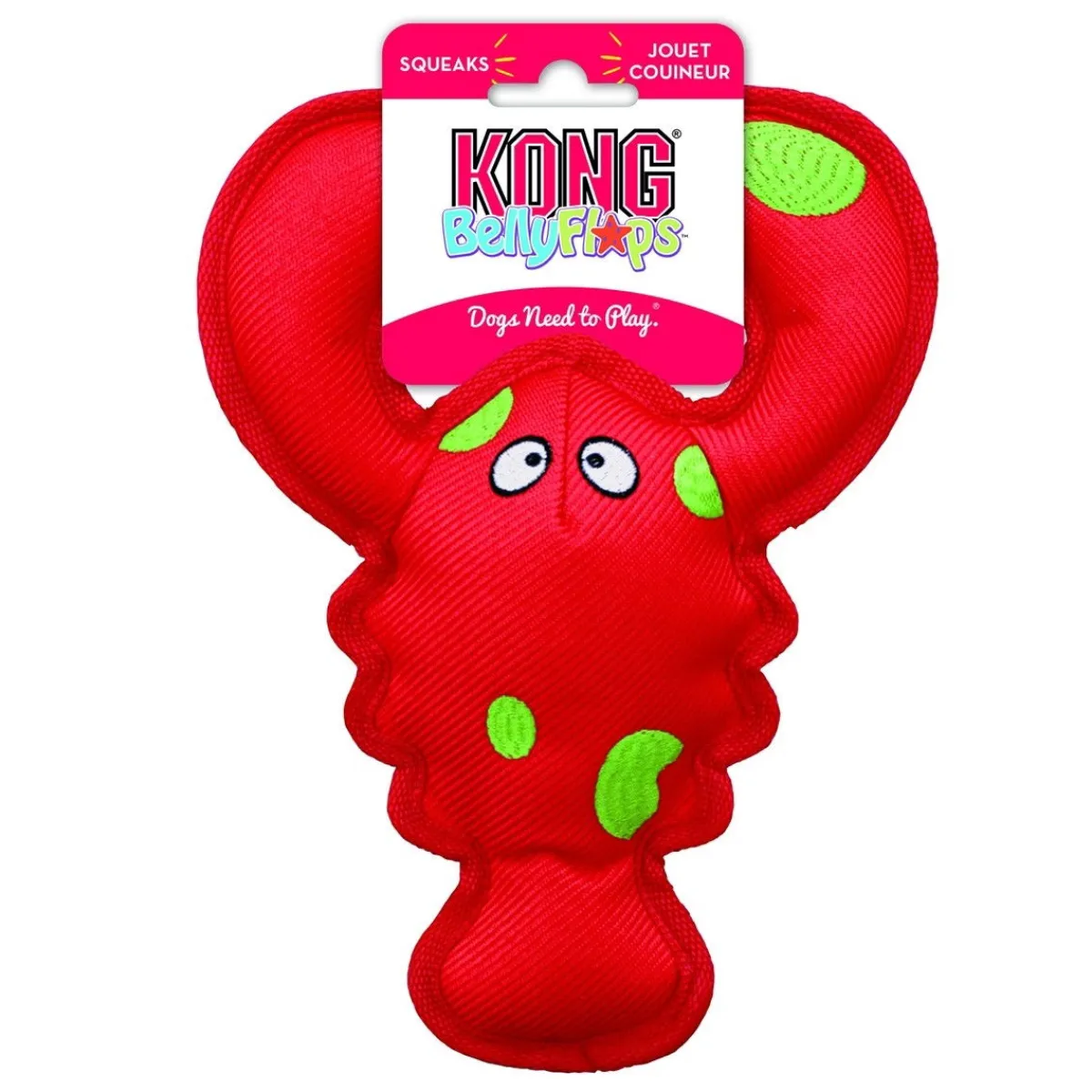 Kong Koiran Vesilelut|Koiranpennun Lelut*Belly Flops Lobster