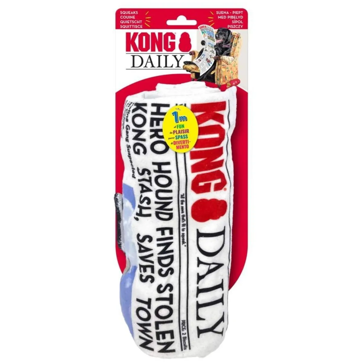 Kong Koiran Pehmolelut|Koiran Vinkulelut*Daily Newspaper XL