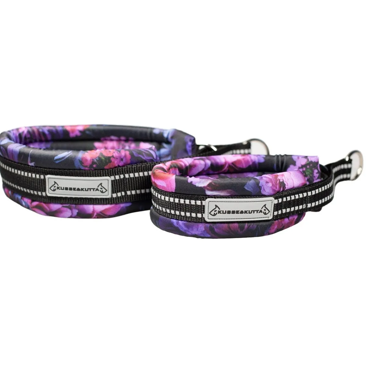 Kusse & Kutta Koiran Pannat*Kusse&Kutta lycra-panta, violetit kukat