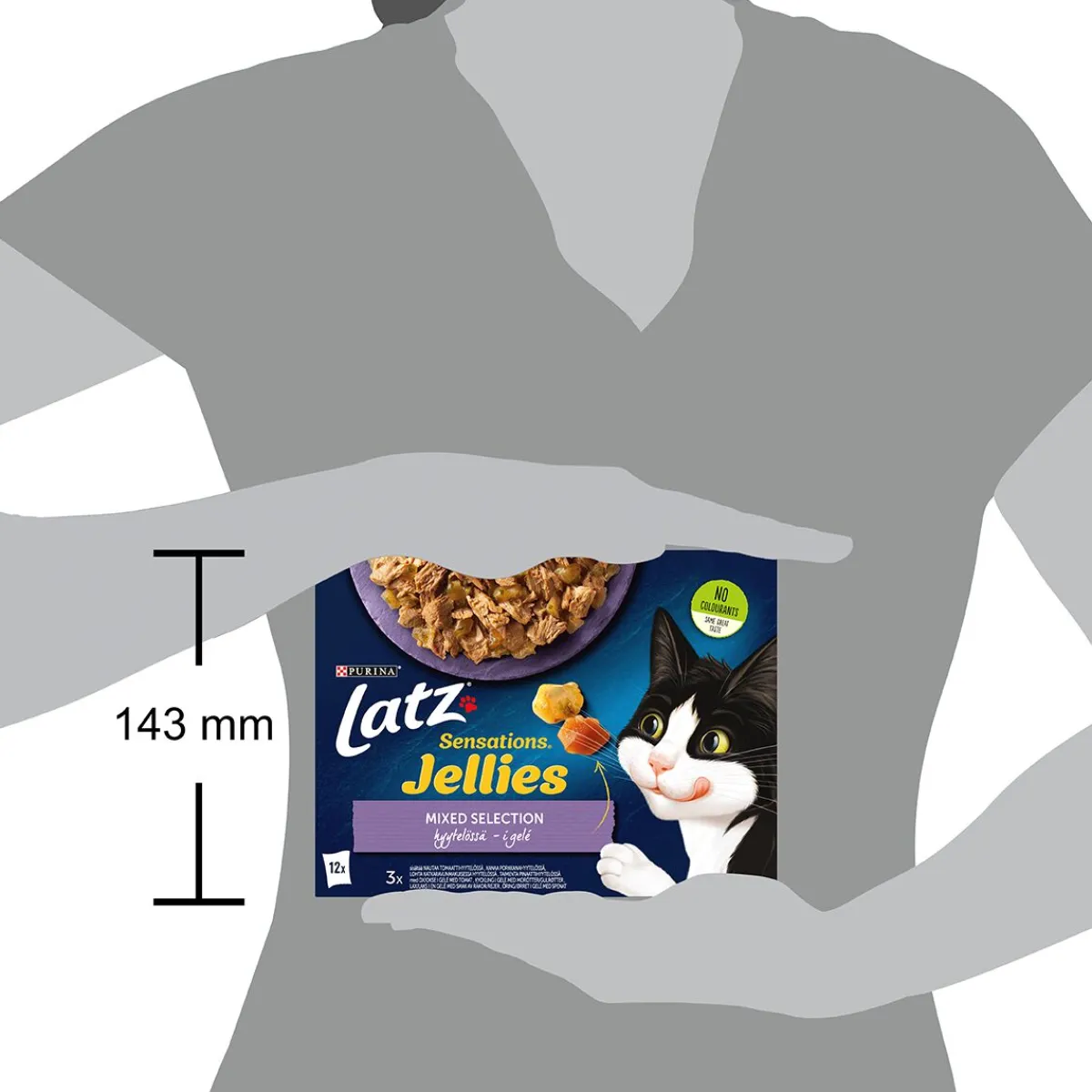 Latz Kissan Märkäruoka|Tarjoukset Kissoille*Cat Sensations Mixed Selection in jelly 12x100g