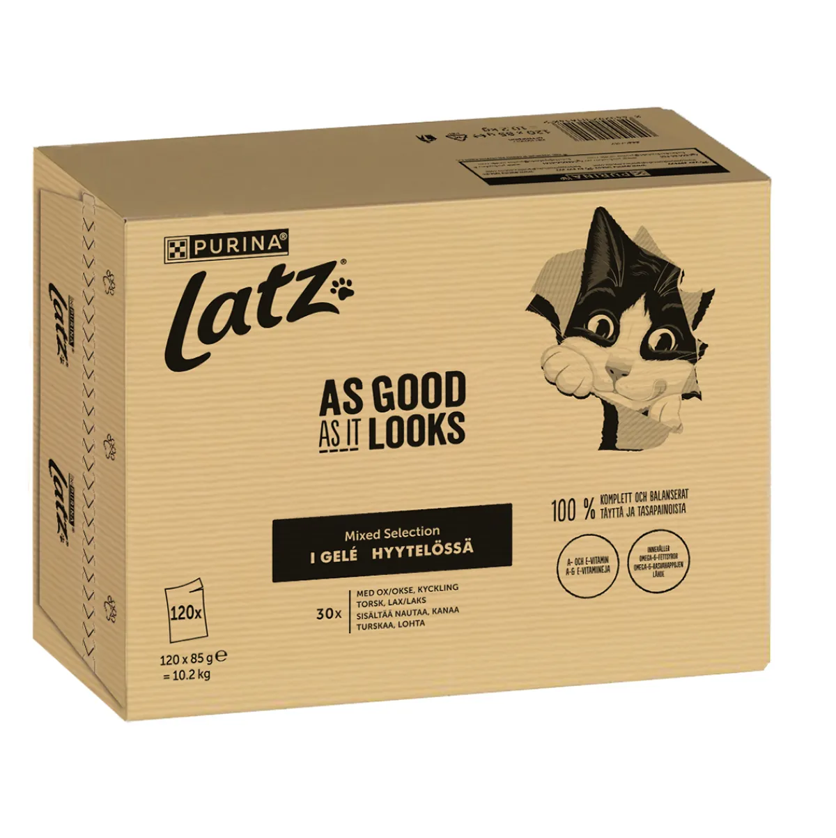 Latz Kissan Märkäruoka|Tarjoukset Kissoille*Mixed Selection 120x85g