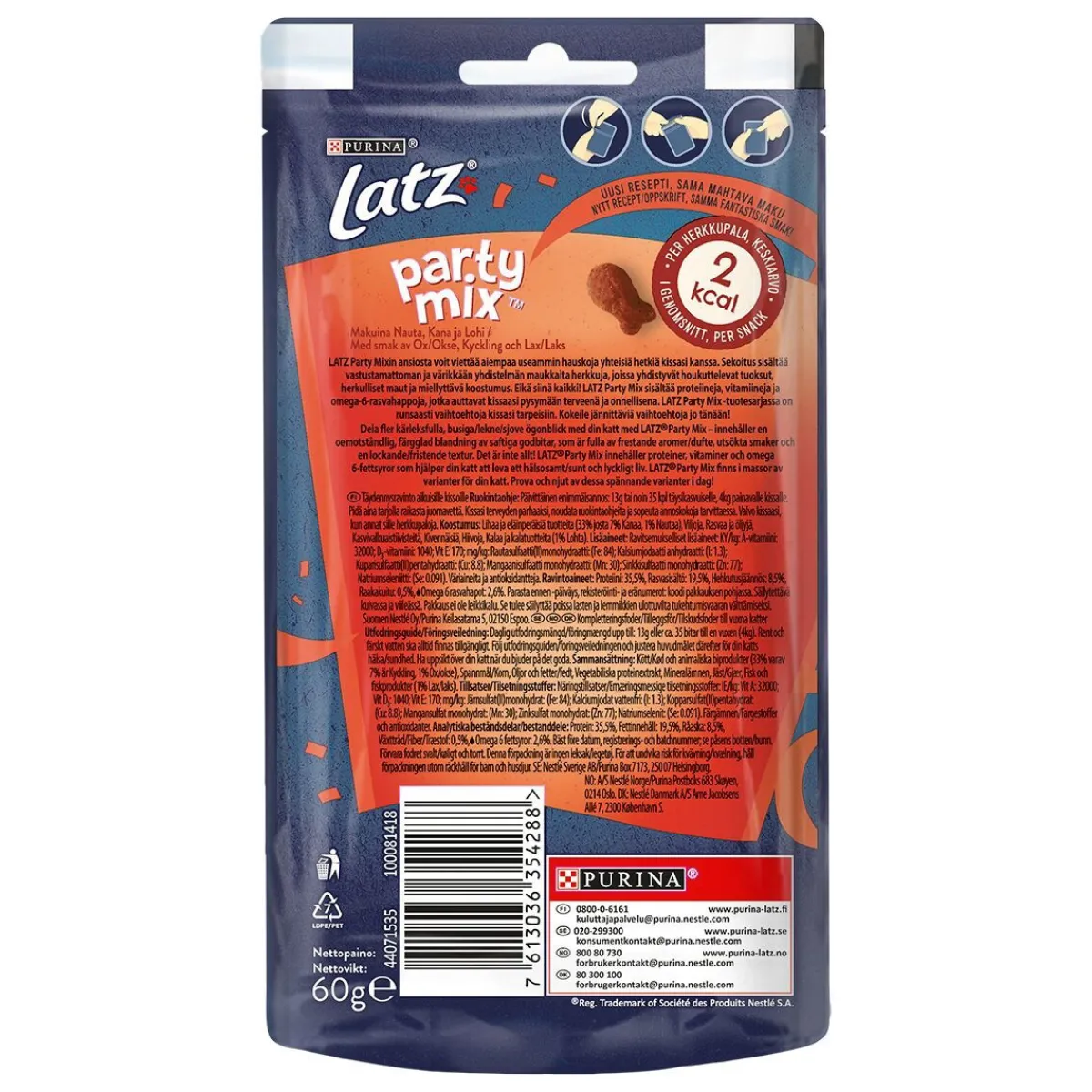 Latz Tarjoukset Kissoille*Party Mix Mixed Grill