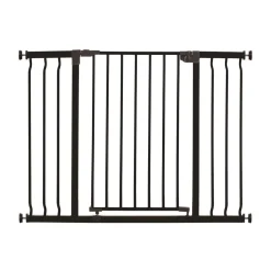 Basic Portit|Häkit*Leveä koiraportti Sturdy musta 76 x 99-105,5 cm
