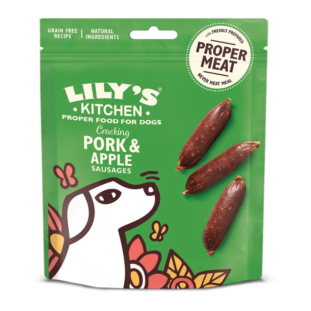 Lily's Kitchen Pikkuherkut Ja Treeninamit*Pork&Apple minimakkarat 70 g