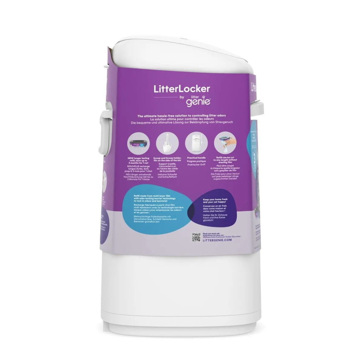 Litter Locker Kissanvessan Siivoaminen*LitterLocker Genie Roska-astia