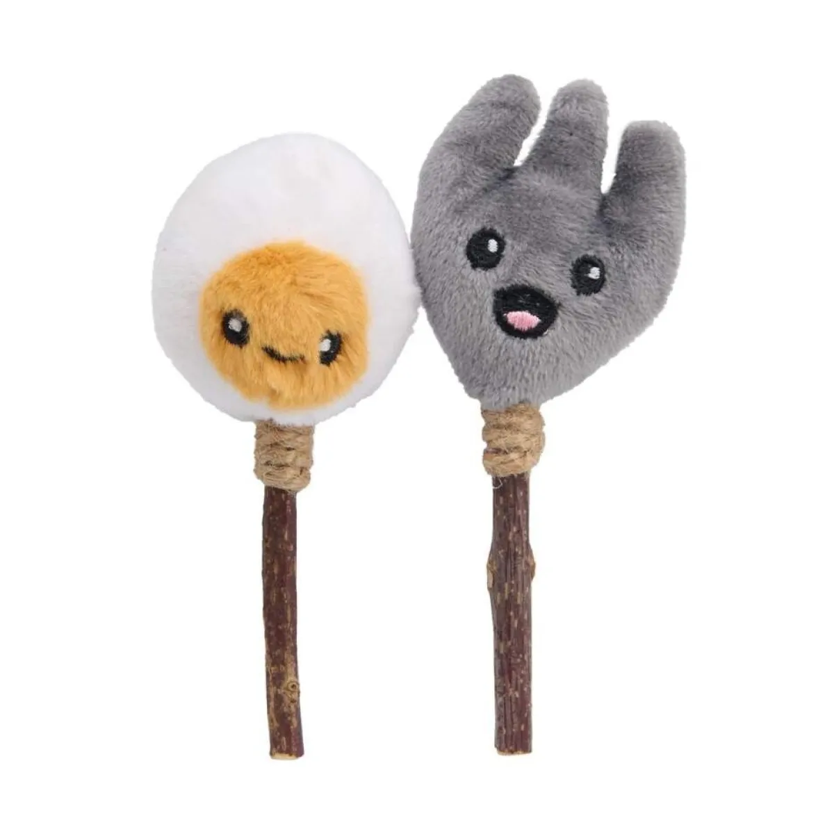 Little&Bigger Kissanminttulelut*Breakfast Club haarukka & muna -matatabitikut 2-pack