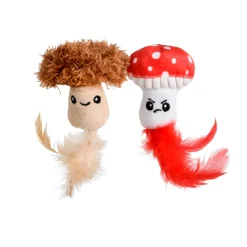 Little&Bigger Kissanminttulelut|Uutuudet Kissoille*Mushroom Love -kissanlelut 2 kpl