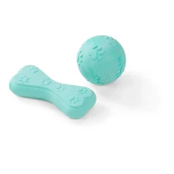 Little&Bigger Koiranpennun Lelut|Koiranpennun Lelut*Puppy Basics luu+pallo 2 kpl