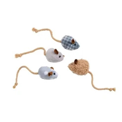 Little&Bigger Kissan Hiirilelut*Seasons Classics minihiiret 4-pack harmaa