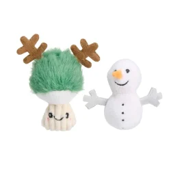 Little&Bigger Kissanminttulelut|Kissan Joululelut*Xmas Stories sieni & lumiukko 2-pack