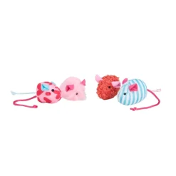 Little&Bigger Kissanminttulelut|Kissan Hiirilelut*XOXO minihiiret 4-pack