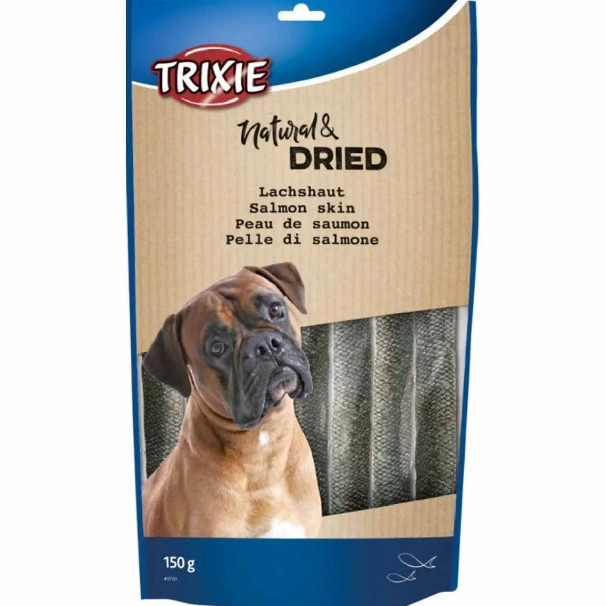 Trixie Täyslihaherkut*Lohennahka 150g, Natural