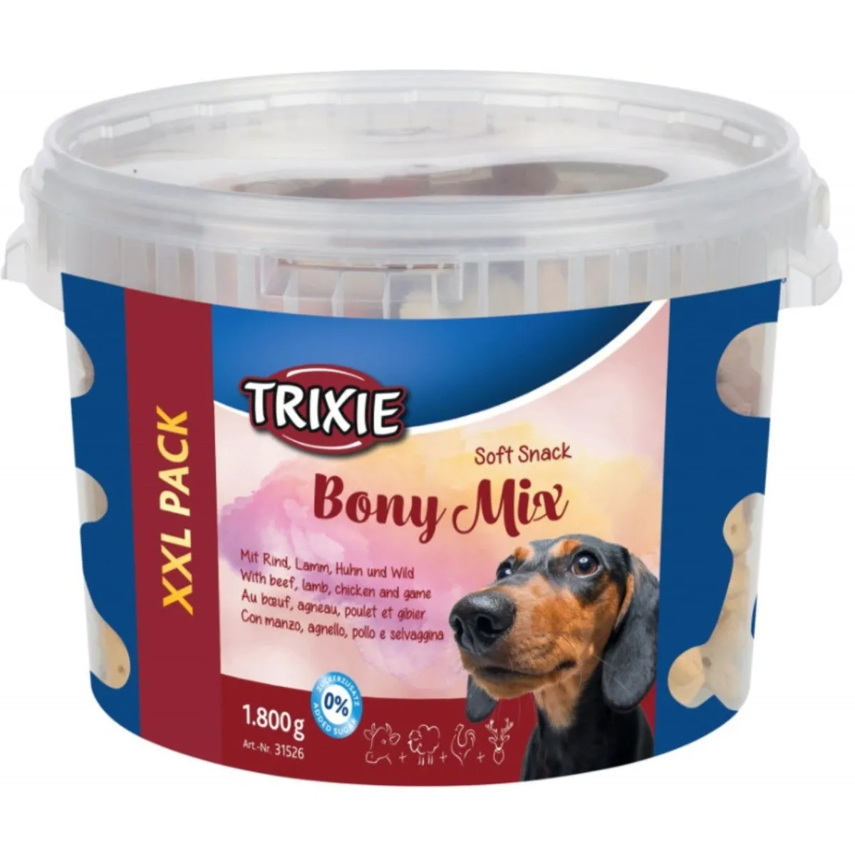 Trixie Pehmeät Koiran Herkut|Pikkuherkut Ja Treeninamit*Makupala Bony Mix, XXL pack