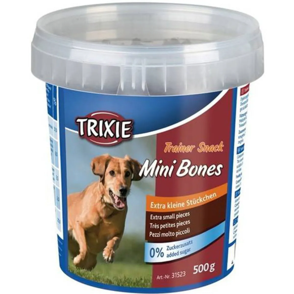 Trixie Koiranpennun Herkut|Pehmeät Koiran Herkut*Makupala Mini Bones, 500 g