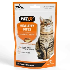 VetIQ Kissanpennun Herkut|Funktionaaliset Kissanherkut*Makupala Healthy Bites Hairball