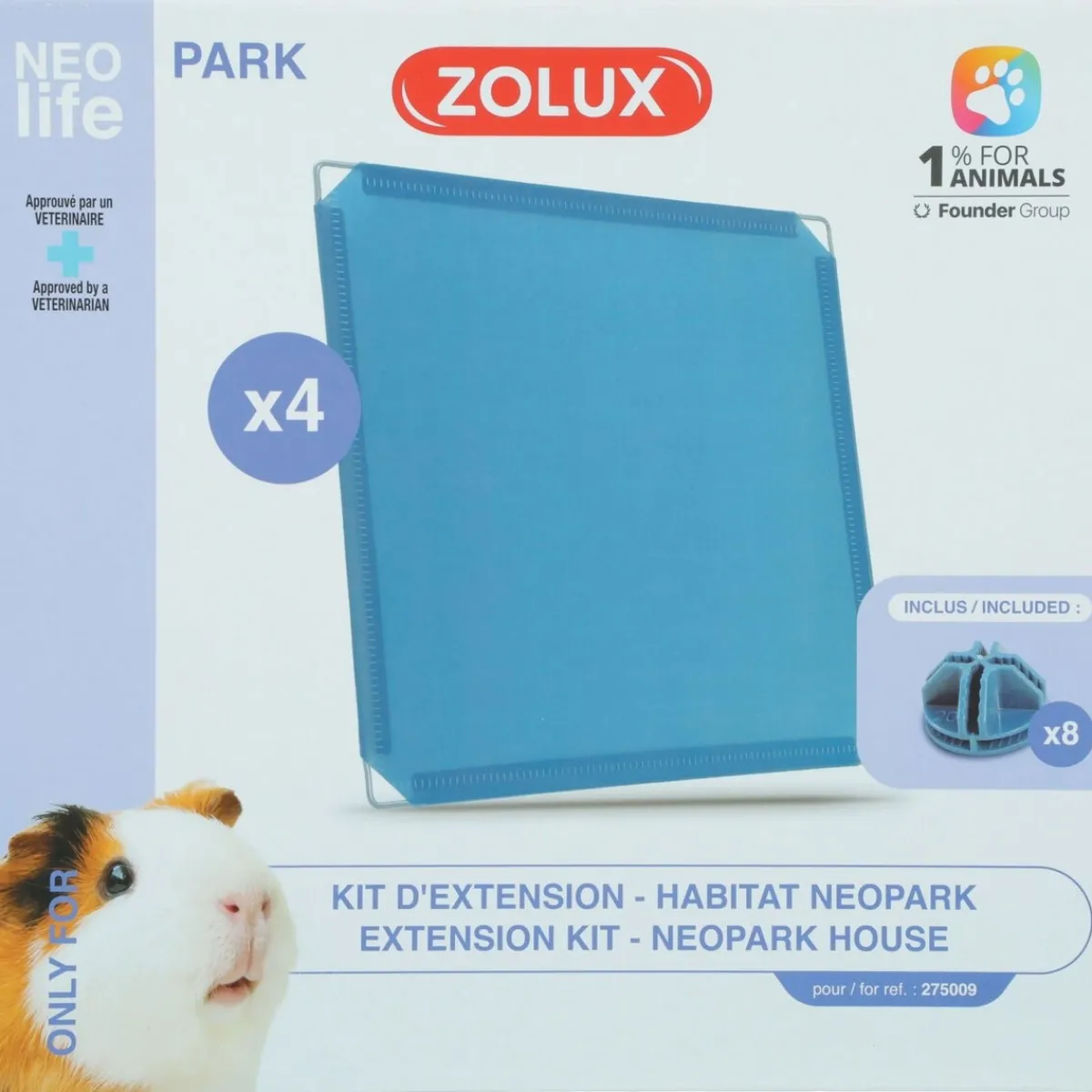Zolux Pieneläinten Häkit|Degun Häkit*Marsun taikakuution lisäosat Nlife Habitat 4 kpl, muovia