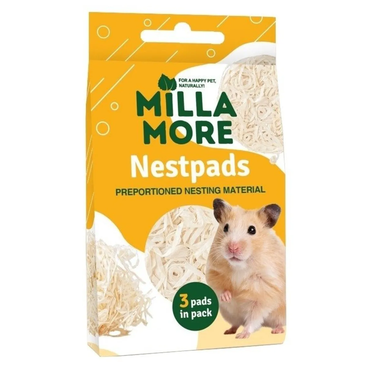 Millamore Kuivike|Kuivike*pesämateriaalityynyt 3kpl
