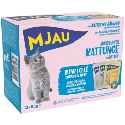 Mjau Kissan Märkäruoka|Kissanpennun Ruoka*Multipack kissanpentu 12 x 85 g
