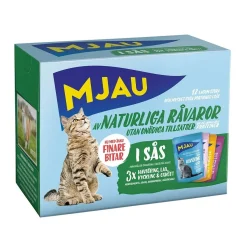 Mjau Kissan Märkäruoka*Multipack lihaa ja kalaa kastikkeessa 12 x 85 g