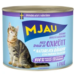 Mjau Kissan Märkäruoka*patee naudalla 635 g