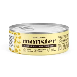 Monster Pet Food Koiranruoat Erityistapeisiin|Kissan Märkäruoka*Monster Cat Adult Single Protein Kana 100g