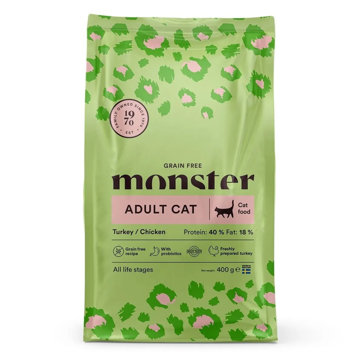 Monster Pet Food Viljaton Kissanruoka|Kissan Kuivaruoka*Monster Cat Grain Free Kalkkuna & Kana