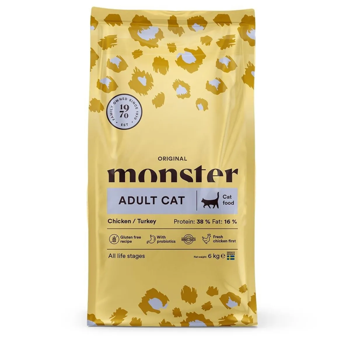 Monster Pet Food Kissan Kuivaruoka*Monster Cat Kana & Kalkkuna