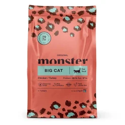 Monster Pet Food Kissan Kuivaruoka*Monster Cat Original Big Cat Chicken/Turkey