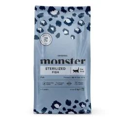 Monster Pet Food Kissan Kuivaruoka|Kissan Erikoisruoat*Monster Cat Original Sterilized, kala