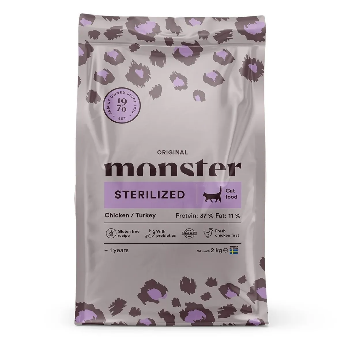 Monster Pet Food Kissan Kuivaruoka|Kissan Erikoisruoat*Monster Cat Sterilized Kana & Kalkkuna