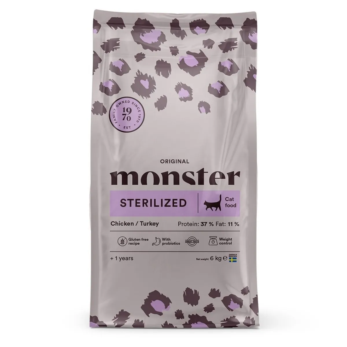 Monster Pet Food Kissan Kuivaruoka|Kissan Erikoisruoat*Monster Cat Sterilized Kana & Kalkkuna