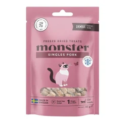 Monster Pet Food Pehmeät Kissanherkut|Pehmeät Kissanherkut*Monster Cat Treats Freeze dried, possu