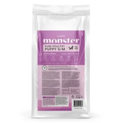 Monster Pet Food Penturuoka|Koiran Kuivaruoka*Monster Classic Dog S/M Puppy Poultry