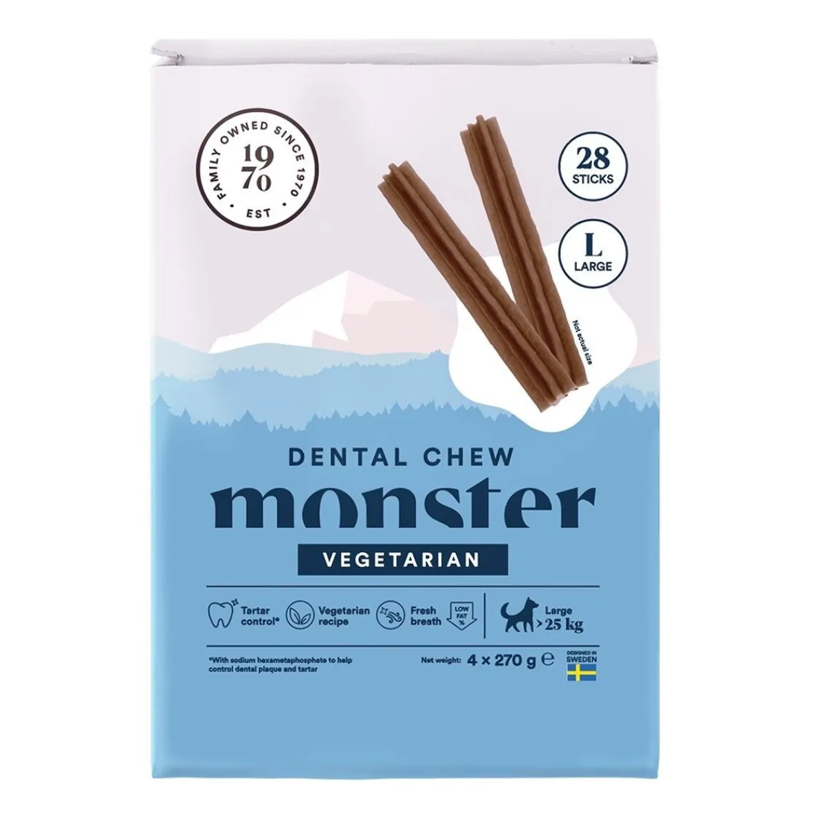 Monster Pet Food Hammasherkut|Purutikut*Monster Dog Dental Chew Vegetarian Large
