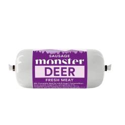 Monster Pet Food Koiran Märkäruoka Ja Makkarat|Pehmeät Koiran Herkut*Monster koiranmakkara, peura