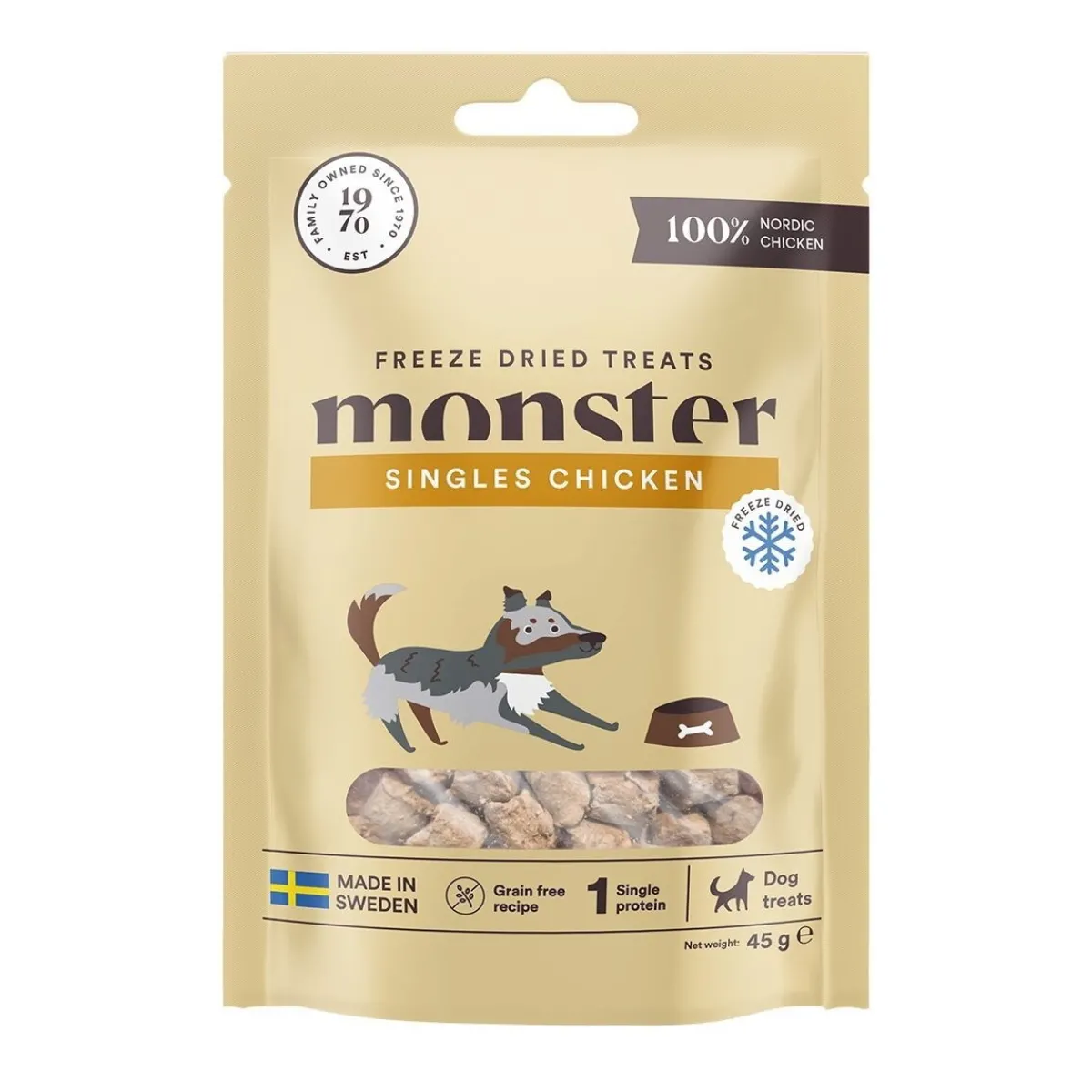 Monster Pet Food Täyslihaherkut|Pikkuherkut Ja Treeninamit*Monster pakastekuivattu kana