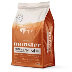 Monster Pet Food Penturuoka|Koiran Kuivaruoka*Monster Puppy Small/Medium Kana & Kalkkuna