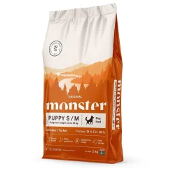 Monster Pet Food Penturuoka|Koiran Kuivaruoka*Monster Puppy Small/Medium Kana & Kalkkuna