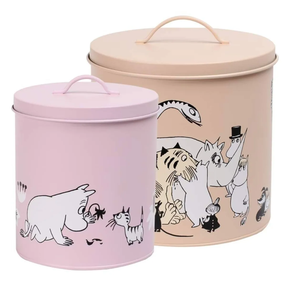 Moomin Koiranpennun Ruokailu|Säilytysastiat*for Pets peltipurkki