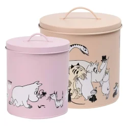 Moomin Koiranpennun Ruokailu|Säilytysastiat*for Pets peltipurkki