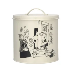 Moomin Koiranpennun Ruokailu|Säilytysastiat*for Pets peltipurkki Muumit 80v. juhlavuosi