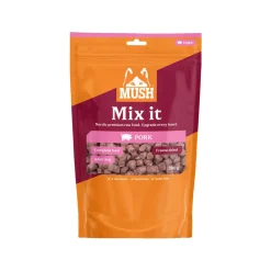Mush Koiran Kuivaruoka|Ruokinnan Monipuolistaminen*Mix it -pakastekuivattu koiranruoka, possu