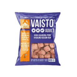 Mush Ruokinnan Monipuolistaminen|Kotimainen Koiranruoka*Vaisto kalkkuna-kana-poro 800g