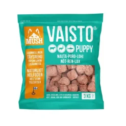 Mush Ruokinnan Monipuolistaminen|Kotimainen Koiranruoka*Vaisto Puppy nauta-poro-lohi