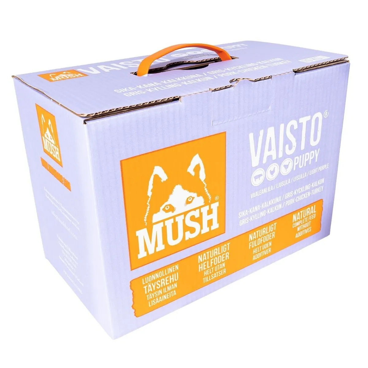 Mush Ruokinnan Monipuolistaminen|Kotimainen Koiranruoka*Vaisto Puppy sika-kalkkuna-kana