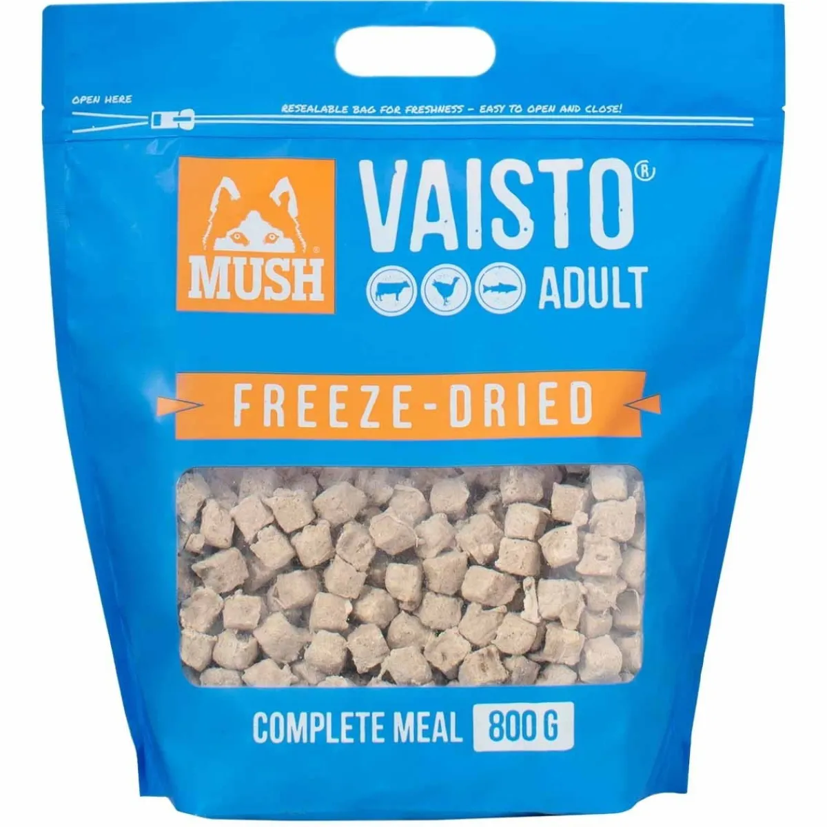 Mush Koiran Kuivaruoka*Vaisto Sininen FREEZE-DRIED