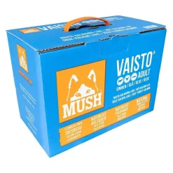 Mush Ruokinnan Monipuolistaminen|Kotimainen Koiranruoka*Vaisto® Sininen nauta-kalkkuna-lohi