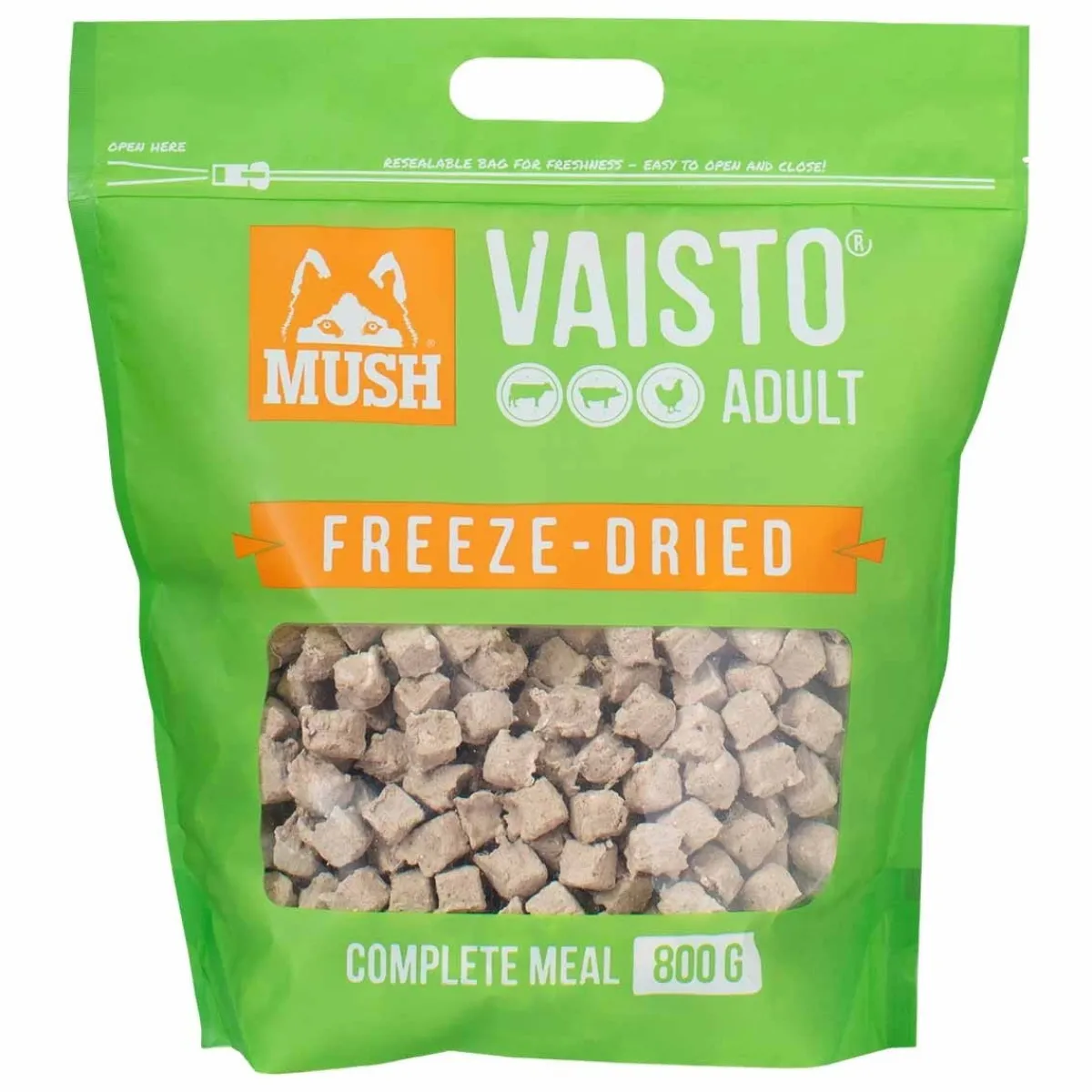 Mush Koiran Kuivaruoka*Vaisto Vihreä FREEZE-DRIED