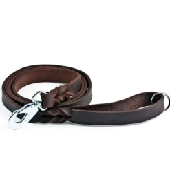 Feel Koiran Hihnat Ja Flexit*Nahkatalutin Leather Braid, ruskea